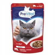 Mokra karma dla kotów - PREVITAL Wołowina w galaretce - mokra karma dla kota - 100g - miniaturka - grafika 1