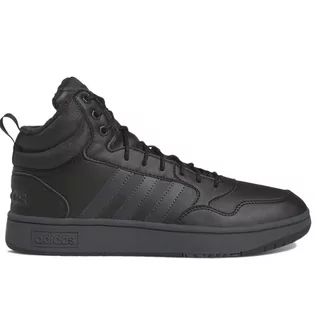 Trampki męskie - adidas Hoops 3.0 Mid WTR, Trampki męskie, Core Black Carbon FTWR Biały, 46 2/3 EU, Rdzeń Black Carbon Ftwr White, 46.5 EU - grafika 1