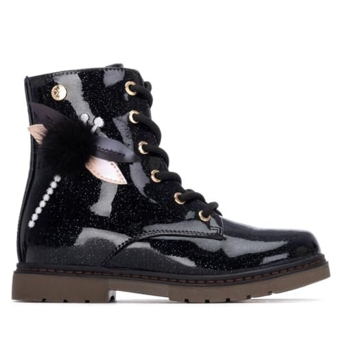 XTI KIDS 151395 Botki dziewczęce czarne, 34 EU, Czarny (Black), 34 EU