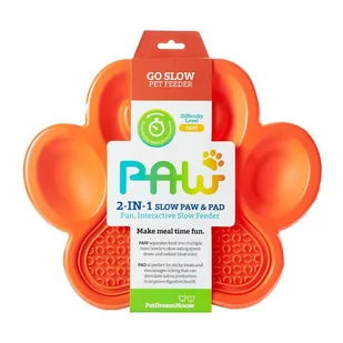 PDH PAW 2-IN-1 ORANGE EASY miska dla psa [PDHF008] - Miski dla psów - miniaturka - grafika 1