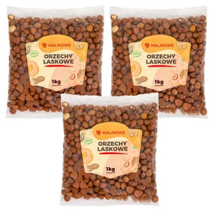 Zestaw orzechy laskowe 3x1kg - Orzechy i nasiona - miniaturka - grafika 1