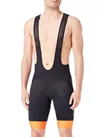 Spodenki męskie - Nalini 03011101100C000.10 BASCOLOR Bib Męskie Spodnie Sportowe Czarny/Pomarańczowy Papaya S, Czarny/Pomarańczowy Papaya, S - miniaturka - grafika 1