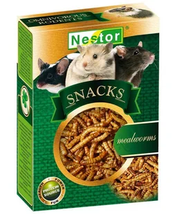 Nestor Snacks Larwa Mącznika 20g - Przysmaki dla gryzoni - miniaturka - grafika 2