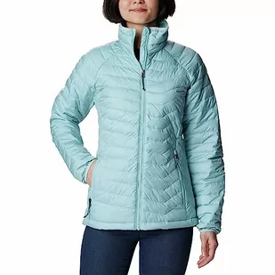 Columbia Damska kurtka puchowa Powder Lite, Aqua Haze, M - Kurtki damskie - miniaturka - grafika 1