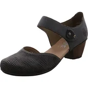 Czółenka - Rieker Damskie czółenka 41764, niebieskie, 40 EU, niebieski, 40 EU - miniaturka - grafika 1