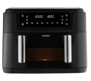 Raven EFN007 2400W 10l Jedna duża komora lub dwie regulowane - Frytkownice - miniaturka - grafika 1