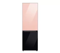 Lodówki - Samsung RB38C7B6AAP Pełny No Frost 203cm Szuflada z kontrolą wilgotności Soczysta brzoskwinia/Głęboka czerń - miniaturka - grafika 1