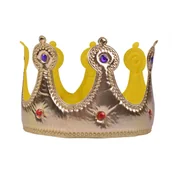 Dodatki do strojów karnawałowych - Arpex Korona party "Królewska", miękka, złota, SR9332 - miniaturka - grafika 1