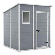 Altany ogrodowe - Keter Szopa ogrodowa Manor Pent 66, szaro-biała, 241765 Benelux - miniaturka - grafika 1