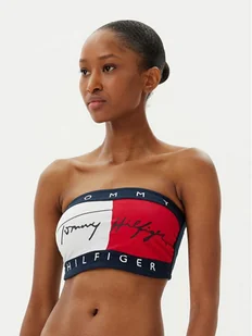 Tommy Hilfiger Biustonosz bezfiszbinowy UW0UW05608 Granatowy - Biustonosze - miniaturka - grafika 1