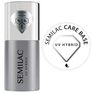 Semilac Semilac CARE Baza do lakieru hybrydowego Biotyna 7ml 5902751432961 - Lakiery hybrydowe - miniaturka - grafika 1