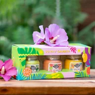 Świece - Zestaw świeczek zapachowych sojowych 3 sztuki Candle Brothers 85 g - Sunny Garden - miniaturka - grafika 1