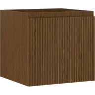 Szafki łazienkowe - Mexen Rivel szafka łazienkowa podumywalkowa 50 cm, 1 szuflada, ryflowana , orzech - 91A20-05047-1-BF86 - miniaturka - grafika 1