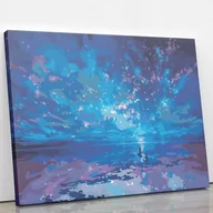 Malowanie po numerach - Niebo i woda - Malowanie po numerach 50x40 cm - miniaturka - grafika 1