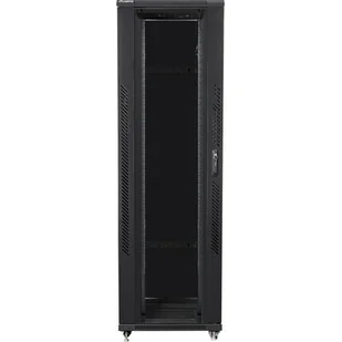 Lanberg SZAFA STOJĄCA RACK 19" 47U 800X1000 (DRZWI SZKLANE, CZARNA, FLAT PACK) SZALAESTO0013 [9861370] - Szafy rack - miniaturka - grafika 1