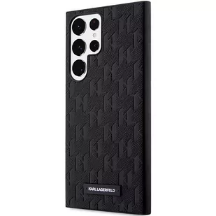 Karl Lagerfeld KLHCS23LSAKLHPK S23 Ultra S918 hardcase czarny/black Saffiano Mono Metal Logo - Etui i futerały do telefonów - miniaturka - grafika 2