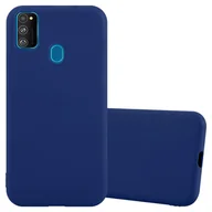 Etui i futerały do telefonów - Pokrowiec Do Samsung Galaxy M21 / M30s Etui w CANDY CIEMNY NIEBIESKI TPU Silikon Obudowa Case Cover Ochronny Plecki Cadorabo - miniaturka - grafika 1