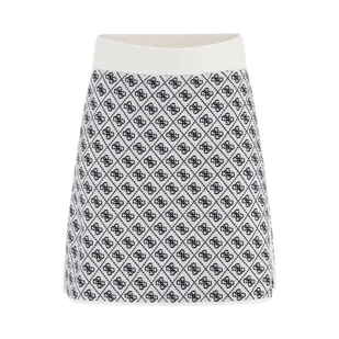 Damska Spódnica GUESS AUBREY 4G SKIRT SWTR W5BD81Z3JD2-F0YU – Szary - Spódnice - miniaturka - grafika 1