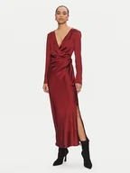 Sukienki - Imperial Sukienka koktajlowa AFGSIBA Bordowy Regular Fit - miniaturka - grafika 1