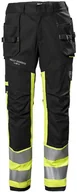 Spodnie sportowe męskie - Reflective trousers HELLY HANSEN Fyre CL 1, yellow C58 - miniaturka - grafika 1