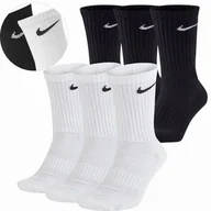 Skarpetki męskie - Nike Oryginalne Skarpety Skarpetki Wysokie 42-46 6 Par Białe I Czarne - miniaturka - grafika 1