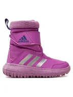 Buty dla dziewczynek - adidas Śniegowce Winterplay IE8673 Fioletowy - miniaturka - grafika 1