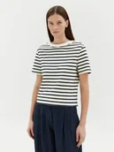 Bluzki damskie - Tommy Hilfiger Bluzka WW0WW42907 Écru Regular Fit - miniaturka - grafika 1