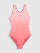 Stroje kąpielowe dla dziewczynek - 4F Kostium kąpielowy jednoczęściowy dziewczęcy - multikolor 134/140 (8-10 lat) - miniaturka - grafika 1