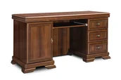 Biurka - Duże biurko z szufladami orzech IMPERIO Konsimo - miniaturka - grafika 1