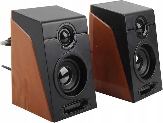 Głośniki komputerowe USB, HiFi Deep Bass regulacja