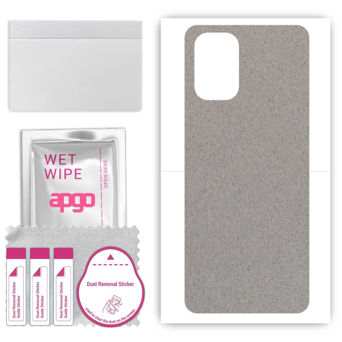 Folia naklejka skórka strukturalna na TYŁ Zamsz do Nokia G22 - Zamsz Szary - apgo SKINS