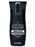 Kubki termiczne - Kubek termiczny Contigo West Loop 2.0 470 ml - Dla Przedszkolanki - Czarny Mat - miniaturka - grafika 1