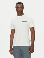 Koszulki męskie - Napapijri T-Shirt S-Vignoni NP0A4ILX Écru Regular Fit - miniaturka - grafika 1