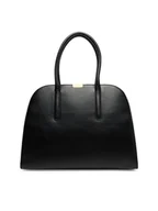 Torebki damskie - Tommy Hilfiger Torebka Iconic Leather Tote AW0AW18206 Czarny - miniaturka - grafika 1