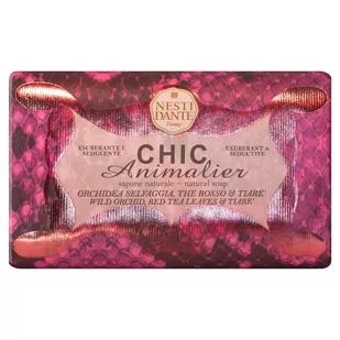 Nesti Dante Chic Animalier Red mydło toaletowe 250 g - Mydła - miniaturka - grafika 1