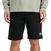 Spodnie sportowe męskie - Spodenki męskie Alpha Industries Small Logo II 15636703 - czarne - miniaturka - grafika 1