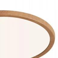 Lampy sufitowe - Plafon Led Yonnet 4000 K 30 cm drewno - miniaturka - grafika 1