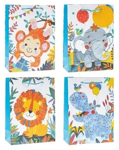 Torebka ozdobna pop-up 18x23x8cm mix Rozette - artykuł papierniczy - Opakowania i torebki na prezenty - miniaturka - grafika 1