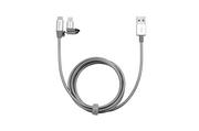 Kable USB - Verbatim Kabel USB - Lightning/microUSB Combo, 1 m - miniaturka - grafika 1