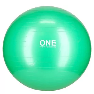 ONE FITNESS GYM BALL 10 65CM GREEN PIŁKA GIMNASTYCZNA ONE FITNESS - Piłki do ćwiczeń - miniaturka - grafika 1