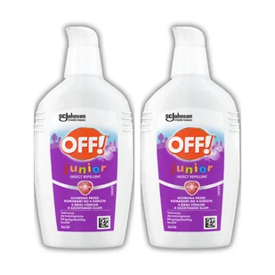 SC Johnson OFF! Żelowy repelent przeciw komarom dla dzieci powyżej 2. roku życia OFF! Junior Gel 2x100 ml - Zwalczanie i odstraszanie szkodników - miniaturka - grafika 1