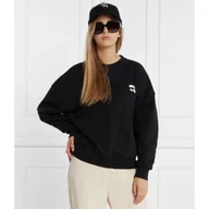 Bluzy damskie - Karl Lagerfeld Bluza ikonik 2.0 | Oversize fit - miniaturka - grafika 1