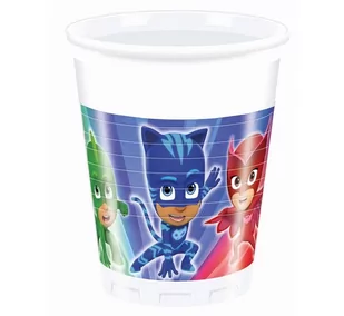 PROCOS DISNEY Kubeczki urodzinowe Pidżamersi - 200 ml - 8 szt. 90655 - Urodziny dziecka - miniaturka - grafika 1