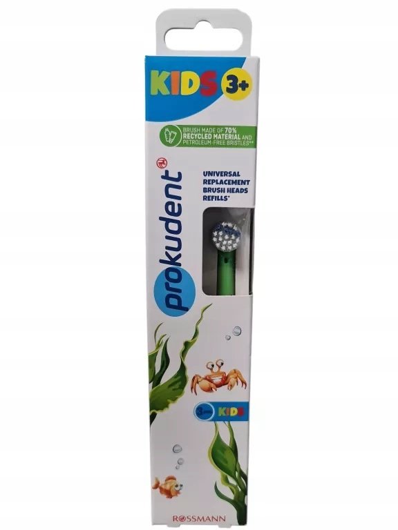 PROKUDENT KIDS 3+ KOŃCÓWKI DO SZCZOTECZKI ELEKTRYCZNEJ 3 SZT. ORAL-B