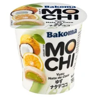 Kefiry, jogurty, maślanki - Bakoma Jogurt typ mochi yuzu nata de coco 150 g - miniaturka - grafika 1