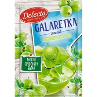 Galaretki - Delecta Galaretka smak agrestowy 70 g - miniaturka - grafika 1