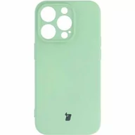 Etui i futerały do telefonów - Bizon Etui Case Silicone do iPhone 14 Pro turkusowe - miniaturka - grafika 1