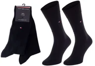 Skarpetki męskie - Tommy Hilfiger Skarpety Skarpetki 2 Pary Black 371111 200 43-46 - miniaturka - grafika 1