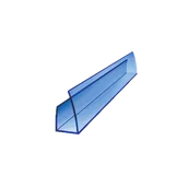 Listwy i profile - U-profil zamykający 2100mm, niebieski 10mm - miniaturka - grafika 1