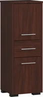 Szafki łazienkowe - 3xEliving KORALIA D2SZ1 Szafka wysoka, szafka łazienkowa wenge 85x30x30 - miniaturka - grafika 1